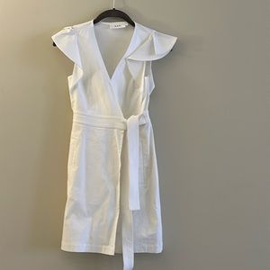 NWOT A.L.C. Wrap dress white Size 0